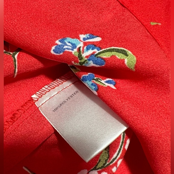 PaperMoon - Womens Floral Strapless Summer Top Sz. MD - Picture 6 of 11